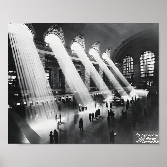 Sol Beams in i Grand Central Station Poster (Framsidan)