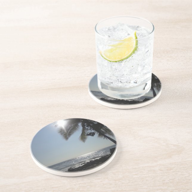 Sol belysta Handflatan Träd Underlägg (Sidan)