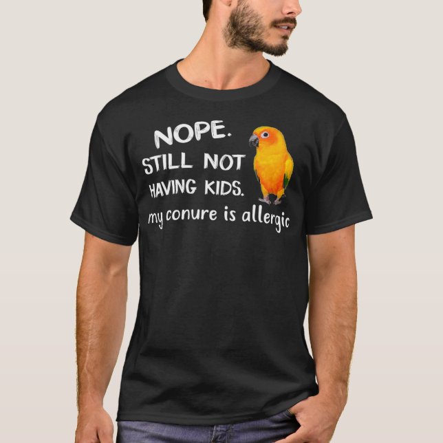 Sol, beträd min beskärda papegojfågel t shirt (Framsida)