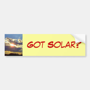 Sol- bildekal för har
