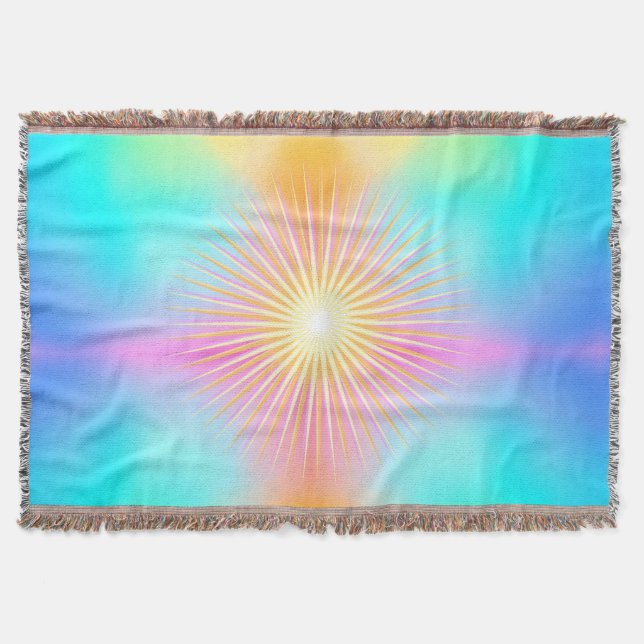 Sol Blast Throw Blanket Filt (Framsidan)
