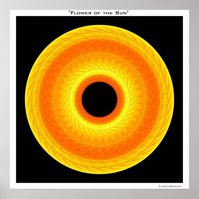 Sol blomma poster (Framsidan)