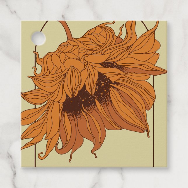 Sol & Bloom Gåvor Etiketter (Framsida)