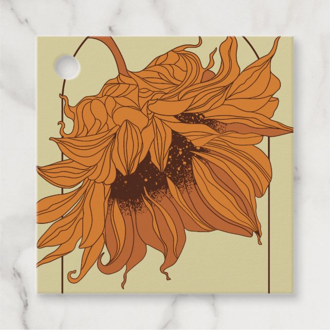 Sol & Bloom Gåvor Etiketter (Framsida)