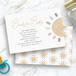 Sol Boho Baby Shower Tilläggskort