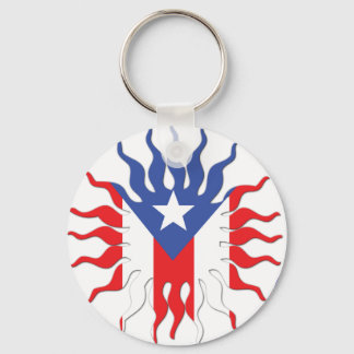 Sol Boricua Keychain Nyckelring