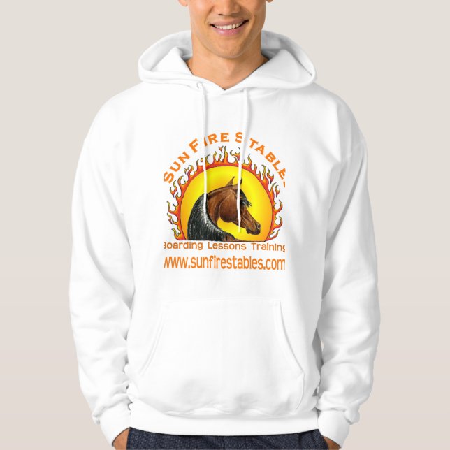 Sol Brand Stables hovade svettskjorta Hoodie (Framsida)