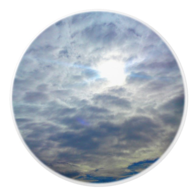 Sol Clouds Door Knob Knopp (Framsidan)