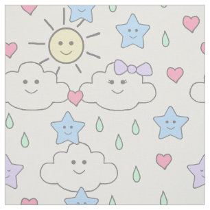 Sol Clouds Star Raindros Tyg