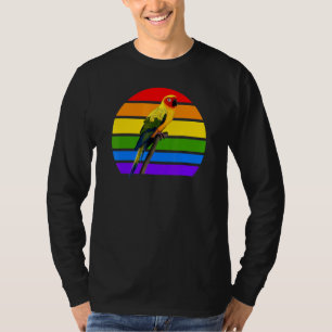 Sol Conure Rainbow Bird Fågelskådare Diversity Bir T Shirt