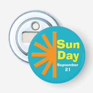Sol-dagen för solenergi flasköppnare