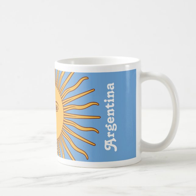Sol de Mayo / Argentina Kaffemugg (Höger)