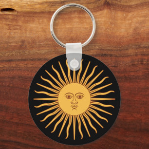 Sol De Mayo Argentina Sol, Flagga, Argentina Nyckelring