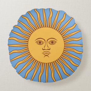 Sol de Mayo Rund Kudde