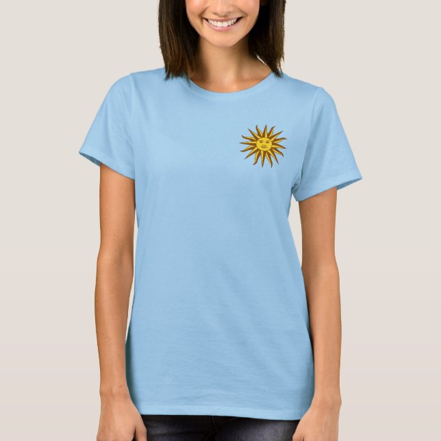 Sol de Mayo - URUGUAY T Shirt (Framsida)