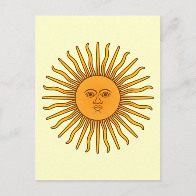 Sol de Mayo Vykort (Framsida)