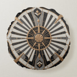 Sol Deco Elegance Rund Kudde