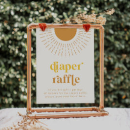 Sol Diaper Raffle-skylt | Babyskor