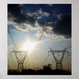 "Sol- driva. Elektriskt driva. ", Poster