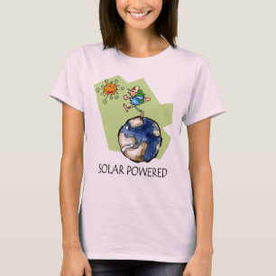 Sol- driven t-skjorta t-shirt