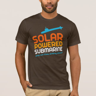 Sol- driven ubåt t-shirt