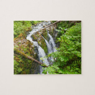 Sol Duc Falls II vid Olympic National Park Pussel