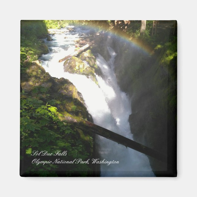 Sol Duc Falls Olympic nationalpark 2’ Magnet (Framsidan)