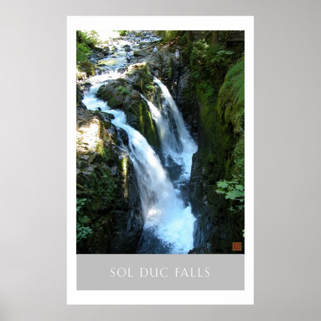 Sol Duc Falls-Print Poster (Framsidan)