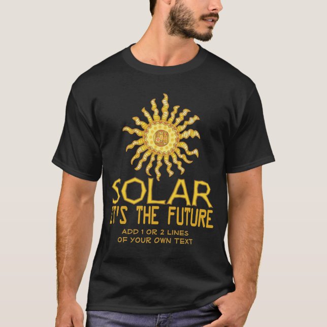 Sol- energi tee shirt (Framsida)