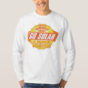 Sol- energilösning t-shirt
