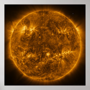 Sol enligt Solar Orbiter Poster