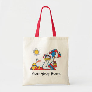 Sol er Buns Vacation Humor Tygkasse