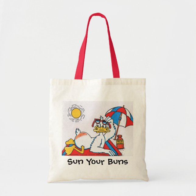 Sol er Buns Vacation Humor Tygkasse (Framsidan)