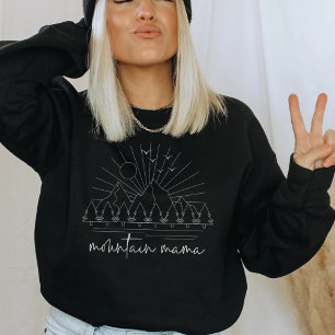Sol Fåglar och Gräs berget Mamma T Shirt