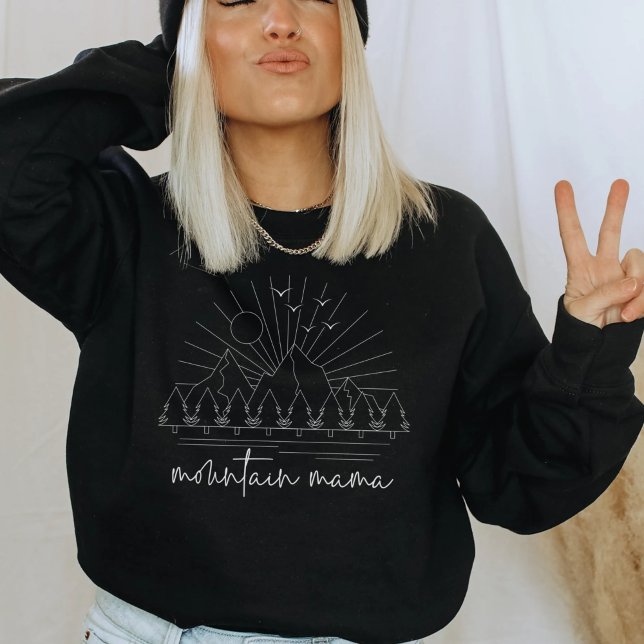 Sol Fåglar och Gräs berget Mamma T Shirt (Skapare uppladdad)