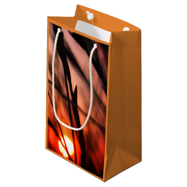 Sol Fält Firande Gift Bag - liten, glatt (Framsidan Vinklad)