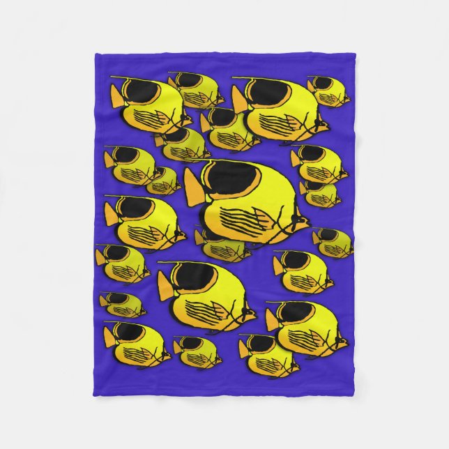 Sol Fish #12 Fleecefilt (Framsidan)