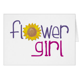 Sol Flowergirl T-shirts och Gifts Hälsningskort