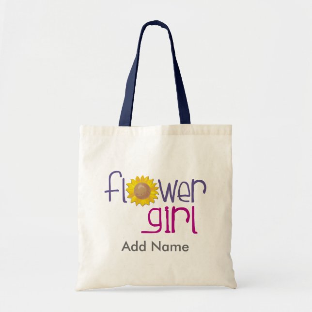 Sol Flowergirl T-shirts och Gifts Tygkasse (Framsidan)