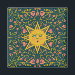 Sol & Flowers Rosa Gult Magnet<br><div class="desc">Dekorera köket med magnet. Gör en underbar liten gåva! Kolla min butik för att hitta mer passande saker som mugg, handdukar och klistermärken! Du kan alltid lägga till en egen text. Säg till om du vill ha någon anpassningsbar. Om du köper den, tack! Se till att du en pic på...</div>