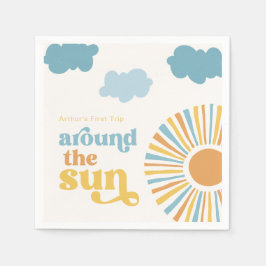 Sol Födelsedagsfest Napkins Pappersservett