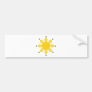 Sol för sol PI för Philippines sol filippins Bildekal