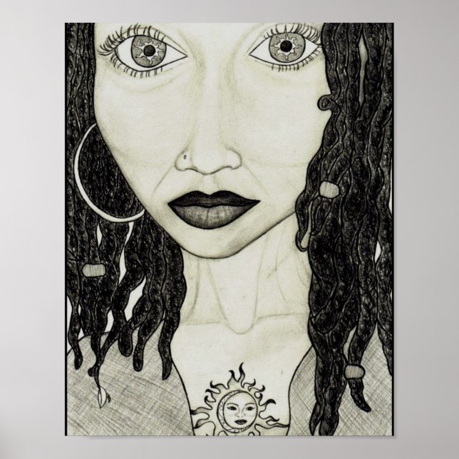 Sol för Soul-utskrift Poster (Framsidan)