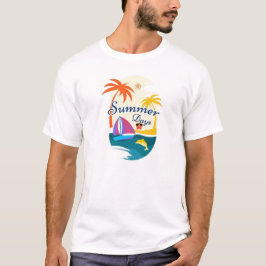 "Sol Förgylld Lycka" Sommardagar T-Shirt
