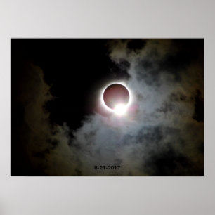Sol- förmörkelse Augusti 21st 2017 Poster