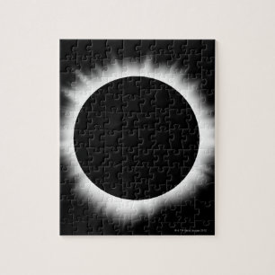 Sol- förmörkelse med kran pussel