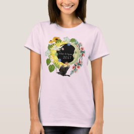 Sol- förmörkelsekvinna TieDye för anpassade TShirt T-shirt