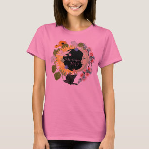 Sol- förmörkelsekvinna TieDye tShirt Franklin, N T-shirt