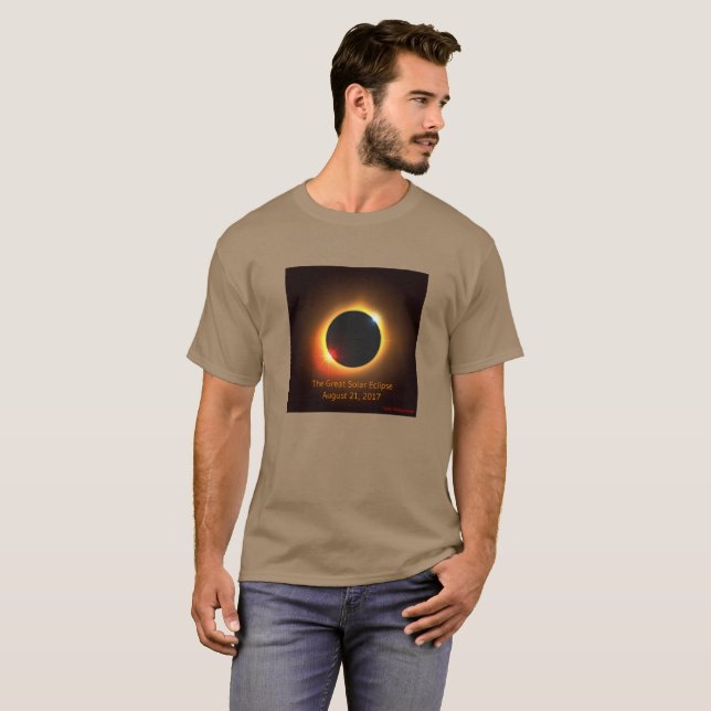 Sol- förmörkelseT-tröja T-shirt (Hel framsida)