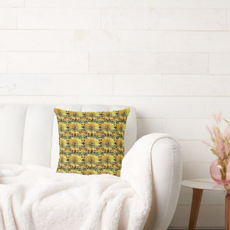 Sol Fragment abstrakt geometrisk Kudde